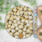 EinsSein 0,7kg Crispy Schokoperlen Mix large weiss-gold splashed | Gastgeschenke Hochzeit, Taufe, Kommunion, Konfirmation Weihnachten perfekt für Reagenzgläser | Alternative für Schokolinsen,
