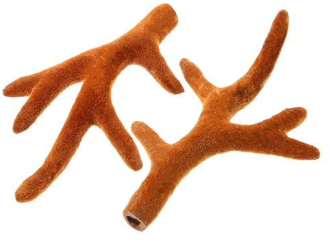IMIKEYA Kunstliche Geweihe Weihnachtsdeko Bastelmaterialien Dekoration Ornament DIY Kopfschmuck Zubehör für Haarbänder Anleitung