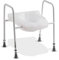 Millercare Toilet Seat and Frame - Comfortable & Secure Support for Seniors - Lightweight & Portable Design - Adjustable Height & Non-Slip Ferrules - Perfect for Elderly & Hip Surgery Recovery