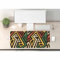 Woutay Mouse Mat,Red Green Yellow Geometry,Mouse Pad with Non-Slip Rubber Base