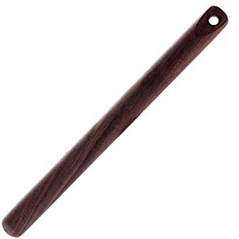 Wooden Rolling Pin Dough Roller Large Solid Walnut Wood Rolling Pin with Hook - Ideal for Baking Gummies, Biscuits, and Noodles - 28.5cm Length