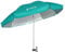 AMMSUN XL Chair Umbrella with Universal Clamp Adjustable 52 inches and 360-degree Swivel UPF 50+, Portable Clamp on Camping or Beach Chair, Stroller, Wheelchair, Golf cart, Turquoise, Large-sized