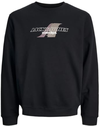 Jack & Jones Herren Jcotier Print Sweat Crew Neck Sn Jnr Jcotier Print Sweat Crew Neck Sn Jnr (1er Pack)