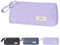 Estuche de Corduroy,Bolsa para Lápices,Estuche Retro con Compartimentos,Elegante Bolsa para Bolígrafos con Asa,Estuche Lavable para Papelería,Escuela,Universidad,Oficina,Niños y Niñas (Púrpura)