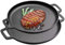 FS-PINGXIANG Cast Iron Skillet Pan, Round Griddle Pan with Two Handles for Pancakes, BBQ, Pizza, Black (30cm)