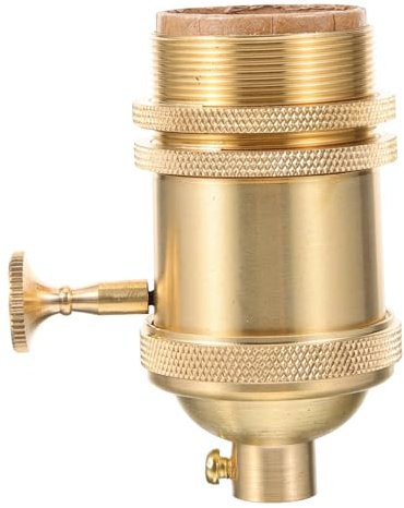 Uonlytech Douille De Lampe Rétro Avec Bouton De Commande Pour Support De Lampe Vintage Pour Décoration Intérieure Pratique Et