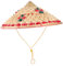 Toddmomy Handwoven Bamboo Cosplay Hat Asian Style Dance Prop for Stage Performances Gardening Beach Outdoor Activities Lightweight Breathable Design