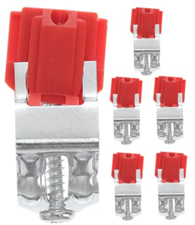 SHINEOFI 6 Piezas Clips de Instalación de Fregadero de Inoxidable Kit Ajustable de Soporte para Fregaderos Bajo Encimera Accesorios de Montaje para Cocina