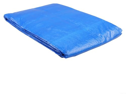 Wetterfeste rechteckige Poolabdeckung für aufblasbare Pools, Schutz vor Elementen (224 × 154 × 25 cm)