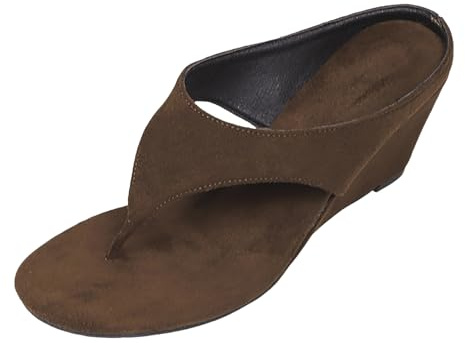 Générique ortopediska sandaler dam låga kilar sandaler dam mode elegant öppen fyrkantig tå sommar strand flip flops finger klackar eleganta espadriller
