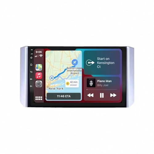 Auto-Multimedia-Player 2 Din für Mitsubishi Xpander 2017 2018 Carplay Bildschirm für Apple/Android Auto/Airplay/Mirror Link, Wireless Touchscreen GPS, 4 Kern 1G+32G