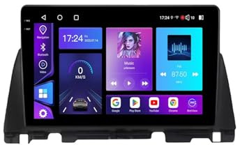 Radio Estéreo para Coche para Kia Optima 4 JF 2015-2020 con Bluetooth, Mirror Link, Airplay, FM, Aux, Siri, Navegación, Micrófono y Cámara de Visión, 4 Nuclear 4G+64G