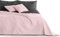 DecoKing Tagesdecke 200 x 220 cm Rosa Lila Graphit Anthrazit Grau Steppdecke zweiseitig pflegeleicht Puderrosa Anthrazit Grau
