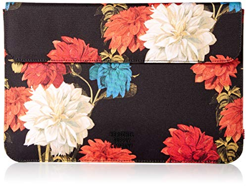 HERSCHEL 10193-02997-12 SPOKANE SLEEVE FOR 12 INCH MACBOOK VINTAGE FLORAL BLACK Unisex - Adulto Borsa Taglia Unica