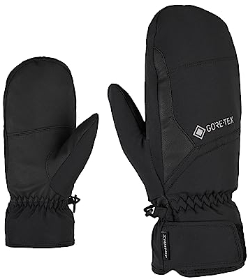Ziener Garwel GTX Mitten Glove Alpine Ski-Handschuhe/Wintersport | Wasserdicht, Atmungsaktiv, Black, 10.5