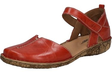 Josef Seibel Damen Sandaletten Rosalie 42, Frauen Sandalen,Weite G (Normal),Sommerschuhe,Freizeitschuhe,offene Schuhe,Hibiscus,45 EU