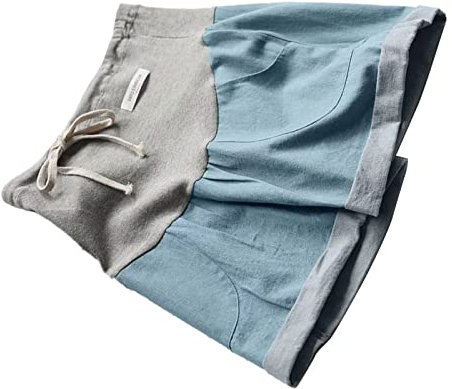 Short de maternité, Short en Jean de maternité élastique Respirant pour l'été pour les Femmes Enceintes (M)