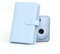 Mini Photo Album 108 Pockets for 3inch Film Photo Photo Box Card Holder Instant Camera Accessories for Fuji Film Instax mini 12 11, for Movie Tickets Business Cards (Blue)
