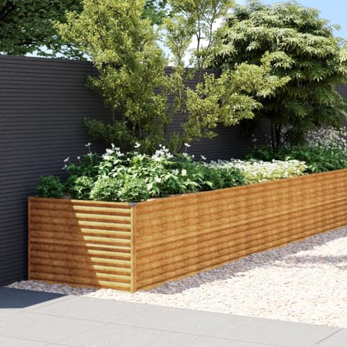 DIGBYS Garten-Hochbeet 578x100x69cm Cortenstahl
