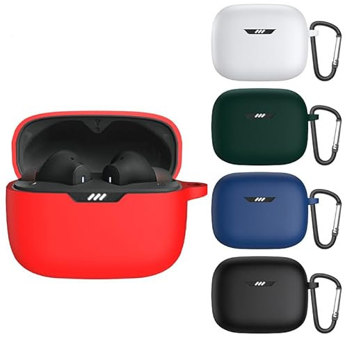 Estuche de Transporte para Auriculares inalámbricos Bluetooth Jbl Tune Buds Funda Protectora Bolsa de Almacenamiento (Black)