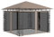 ShGaxin Tonnelle avec moustiquaire, tonnelles pour jardin, tonnelles de jardin, tonnelles pour extérieur, taupe, 3 x 3 x 2,73 m, 180 g/m²