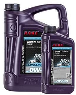 6 (5L+1L) Liter ROWE HIGHTEC MULTI SYNT DPF SAE 0W-30 Motoröl für VW, Porsche