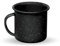 WARMCOOK Graniteware – Mug en acier émaillé – 360ml - Noir