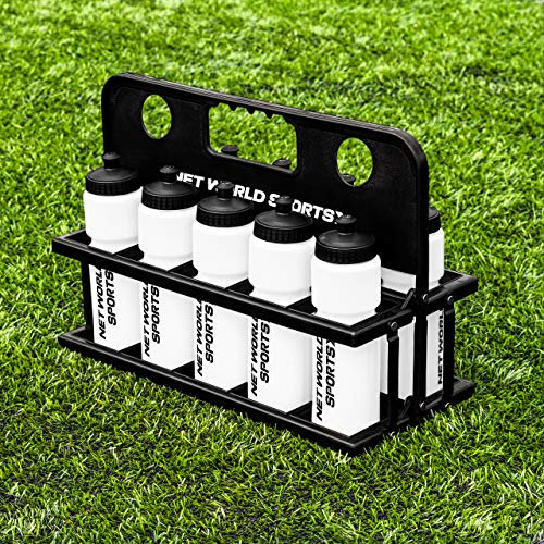 FORZA 10 Water Bottles & Carrier [750ml] - BPA Free Plastic - Variety Of Colours (White)