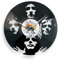 DISCOCLOCK - Orologio Bohemian Rapsody su disco in Vinile 100% Riciclato. Idea Regalo per fan dei Queen. Orologio Silenzioso, Facile da Appendere e Personalizzabile