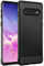 JETech Funda Slim para Samsung Galaxy S10, Carcasa Teléfono Delgado con Absorción de Impacto y Diseño de Fibra de Carbón (Negro)