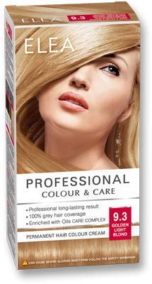 ELEA PROFESSIONAL PERMANENT HAARFARBCREME 9.3 GOLDENES HELLBLOND MIT ÖLPFLEGEKOMPLEX