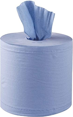 6 x Blue Rolls 150m 2 ply Centrefeed Hand Towels for Kitchen Home and Industry