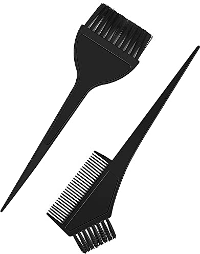 GAOHUI Hair Dye Brush Hair Dye, Hair Dyeing Tool Set,Brush Double-sided Coloring Comb Set for DIY Hair Coloring Salon(2PCS)