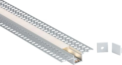 Knightsbridge 2M Aluminium Profile - Plaster-in Recessed