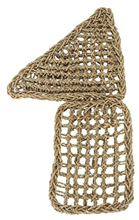 Bartagame-Hängematte, weiche Reptilien-Eidechse Bartagame-Hängemattenliege mit Grasfasern, natürlich und gesund für Zuhause, Tierhaltung und Bartagame-Zucht