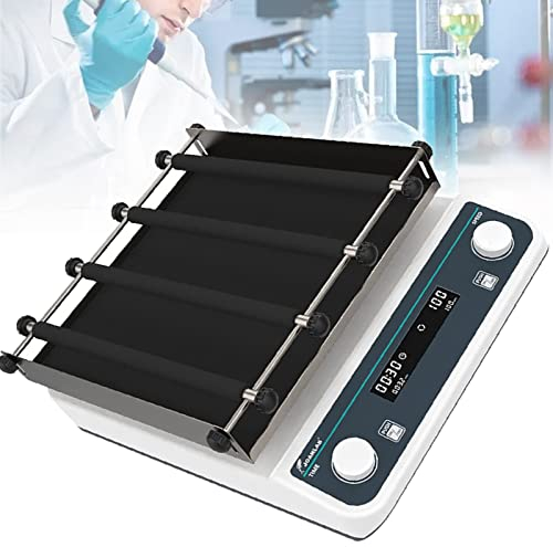 Labor Digital Orbital Shaker, Einstellbare Drehgeschwindigkeit 40-200RPM, LED Digital Display Geschwindigkeit und Zeit, Orbital Rotator Shaker mit Zeitmodus,Os~20pro