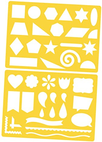 COHEALI 20 Pièces Pochoir Lettre Modèles De Peinture Pochoirs Pour La Peinture Dessin Enfant Halloween