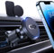 Miracase Handyhalterung Auto Magnet【Hohe Festigkeit Stahl-Doppelhaken】 Handyhalterung Auto Lüftung,Universale Handyhalter Auto mit 6 Starke Magnet 2 Metallplatte für alle Smartphones