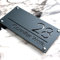 K SMART SIGN | LUXE H1 | House sign door number laser personalised address wall plaques numbers Signs (Matt Gray & Black Marble)
