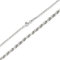 BlinqBlinq Kordelkette Echtsilber 2mm 925 Sterling Silber Rope Chain 45cm 50cm 55cm 60cm Schmuck Silberkette Herren Halskette oder Damen Halskette (50)