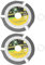 ECSiNG 2PCS TCT Circular Wood Saw Blade Disc 115mm 22.23mm Bore Arbor 3T Saw Blade for Angle Grinder Woodcarving Sculpting Shaping Grooving and Cutting