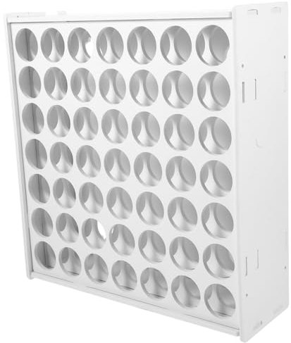 STOBOK Support De Rangement Pour Peinture Bois Organisateur Multifonctionnel Avec Emplacements Pour Tubes Et Bouteilles Rack De Stockage Vertical Pour Pigments Et Peintures Pour Bureau