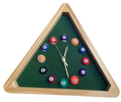 kowaku Billard Pool Ball Wanduhr Home Decor für Pool Zimmer Wohnzimmer Bauernhaus