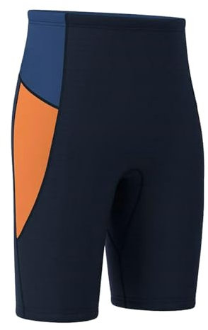 Baoblaze Neopren Shorts Herren 3mm, Herren Neopren Kurze Hose zum Schwimmen, Tauch-Shorts, Fitness-Badehose für Sommer, Strand, Wassergymnastik, Freitauchen, Kajakfahren, Surfen, Sauna, schwarz XXL