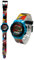 CARTOON Kinderarmbanduhr in Box, Cars - Digitale Armbanduhr für Schulkinder, Unisex, Rund, Digital, Quarz, Kunststoffarmband, Blau, 22 cm Gesamtlänge