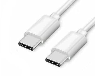 iTechCover USB C to USB C Charging Cable Cord/Charger Power Lead Wire Compatible with Samsung Galaxy A14 5G Mobile Phone / (1m / 3.3ft) / White