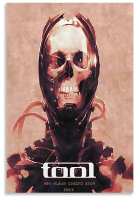 XFPOBH Poster auf Leinwand, Motiv Tool Rockband, Wandkunst, Bild, Heimdekoration, Druck für Schlafzimmer, Wohnzimmer, 30 x 45 cm, ungerahmter Stil