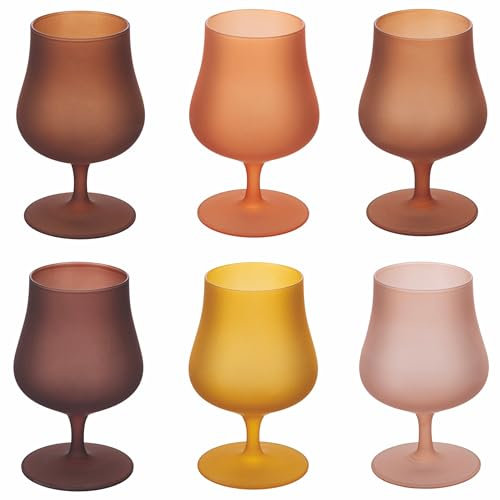 Lot de 6 Verres à Liqueur 260 ML givré en Verre, Chocolate