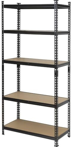 Toolcraft TO-9919458 Schwerlastregal 120 kg (B x H x T) 80 x 1.8 x 40 cm Metall, Hartfaser Anthrazit/Schwarz