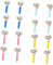 TOYANDONA 16 Stück Tornado Pfeifen Geräuschmacher Party Gebläse Krachmacher Geburtstagsparty Hupe Geräuschgebläse Blashörner Für Party Pfeifen Blaspfeife Buntes Papier